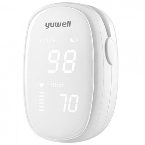 Main View: Original Yuwell YX102 Fingertip Pulse Oximeter with OLED display
