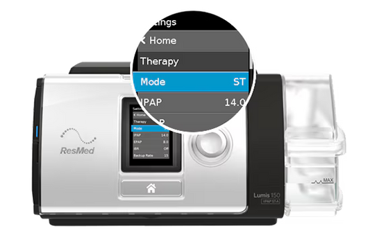 Quiet ResMed Lumis 150 BiPAP machine for home care in Karachi and Lahore